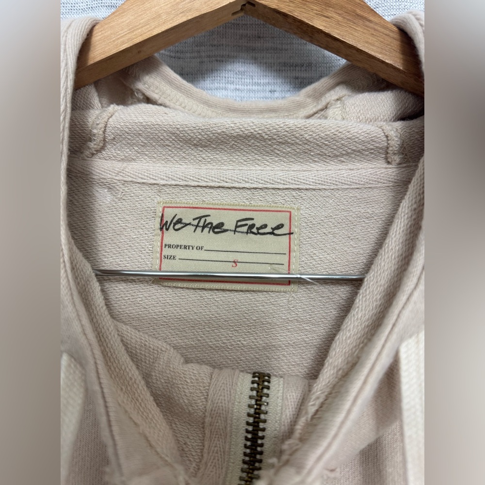 Free People We The Free Camden Zip Up Oversized Relaxed Fit Hoodie ~ NWOT - Picture 4 of 6